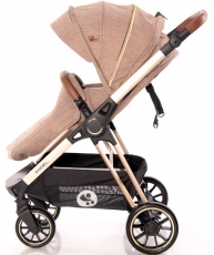 Дитяча коляска трансформер + автокрісло Lorelli Angel Beige